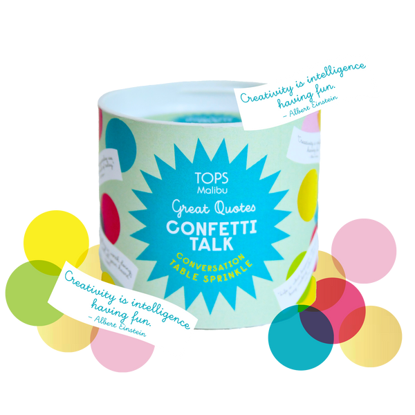 Confetti Talk Conversation Game - Great Quotes