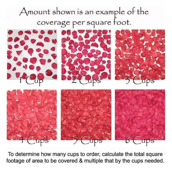 Oh My Deep Red Real Rose Petals Freeze-dried. Wedding USA