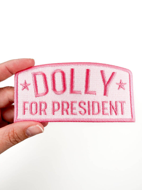 Oversized Dolly for President Pink Dolly Patch Cowgirl Rodeo