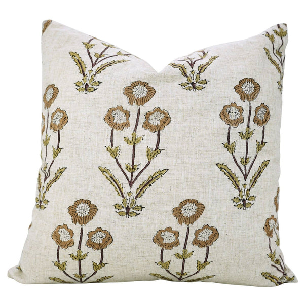 Uniqe Block Design Viscose Linen Pillow Cover - Amitabh