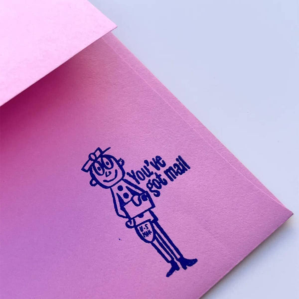 Mr Zip Mail Stamp | Vintage Snail Mail & Planner
