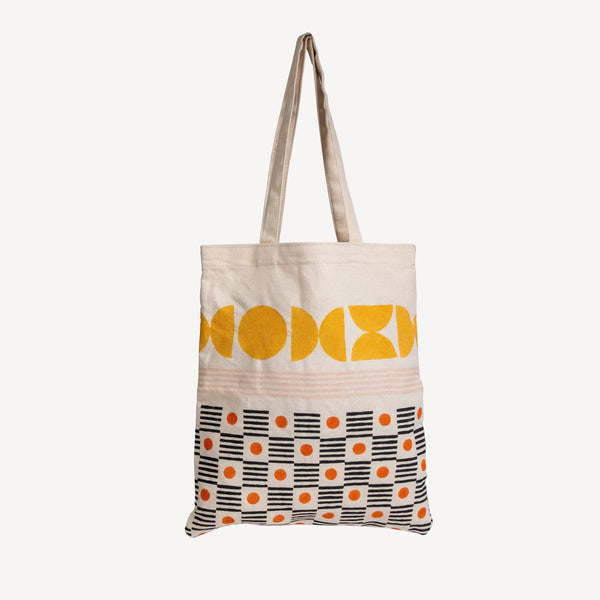 BLOK PARTI Block Printing Kit - Abstract Print Tote Bag