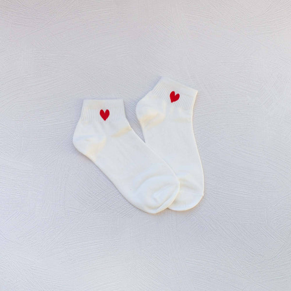 Mini Heart Ankle Socks
