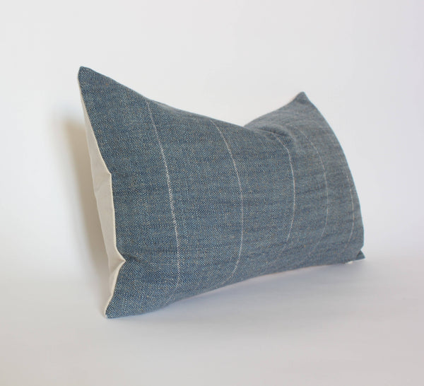 Dark Blue Lumbar Cover, Throw Pillows for Couch | Marina