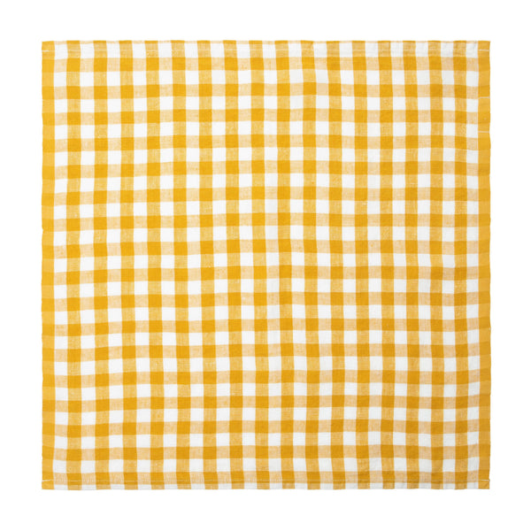 Picnic Napkin 20x20 - Mustard - Set of 4