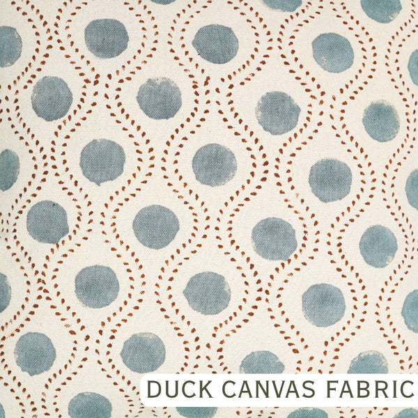 Artistic Block Duck Canvas Frill Pillow Cover - Raajbhog