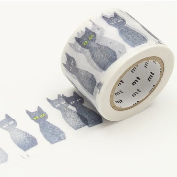 Washi Tape - 35mm Kuro-neko Black Cat
